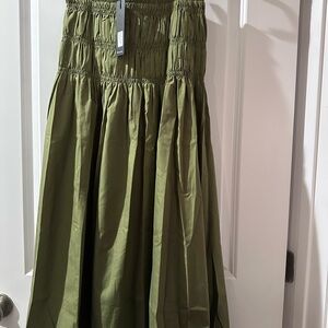 Olive Green Women's Skirt